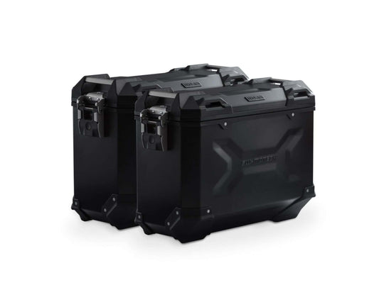 TraX ADV Side Case System 37/37L–Black for BMW R1300GS 2024-SW-Motech-KFT.07.975.70001/B