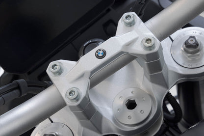 Handlebar Risers Silver 30mm For BMW F850GS/GSA – SW-Motech