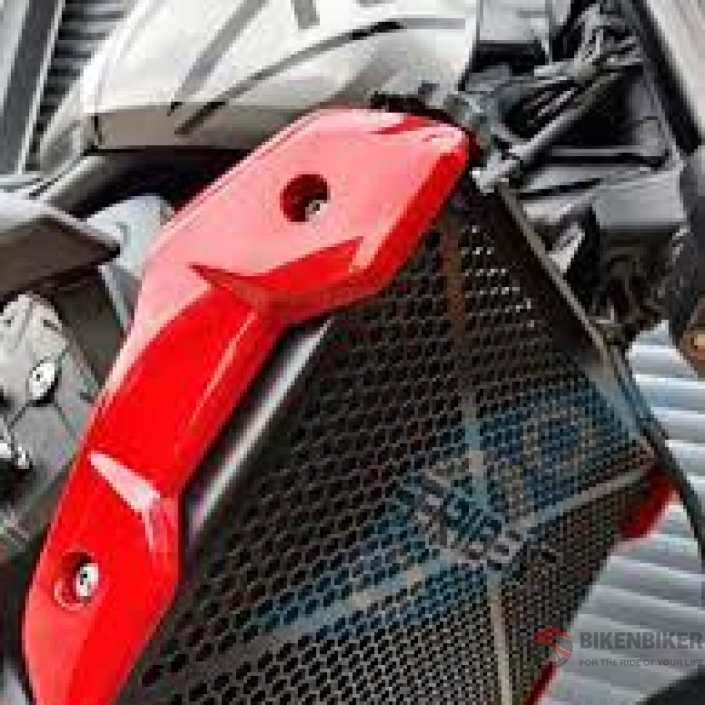 Radiator Grill Uk Flag Trident (Black Texture) For Triumph 660