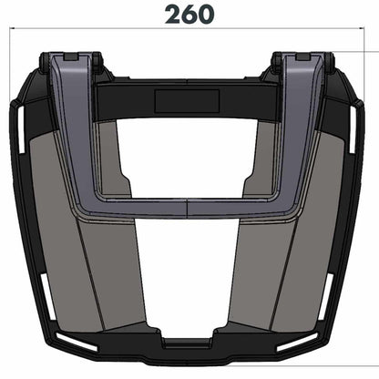 Suzuki V-Strom 800 De Carrier - Top Case (Fixed Hinge) Case Carrier