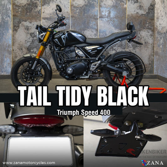 Tail Tidy Black For Triumph Speed 400/Scrambler 400 X Tidy