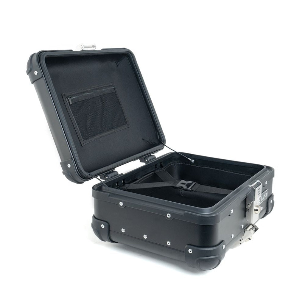 Top Box Aluminium Black (22Ltr) For Dominar 250/400