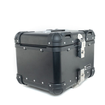 Top Box Aluminium Black (45Ltr) R-Flat For Dominar 250/400