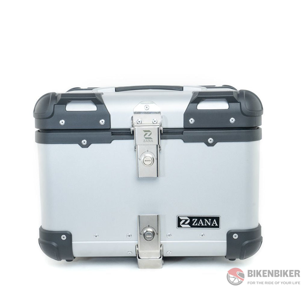 Top Box Aluminium Silver (45Ltr) R-Flat For Dominar 250/400