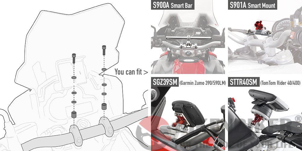 Specific kit to Mount the S900A Smart Bar or the S901A Smart Mount