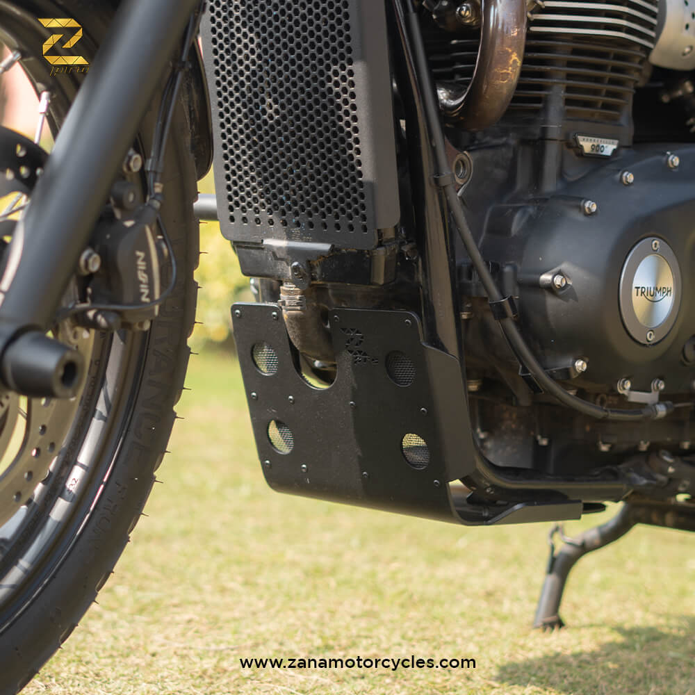 Triumph Street Scrambler 900 Protection - ZPro Bash Plate Type-2 - Zana