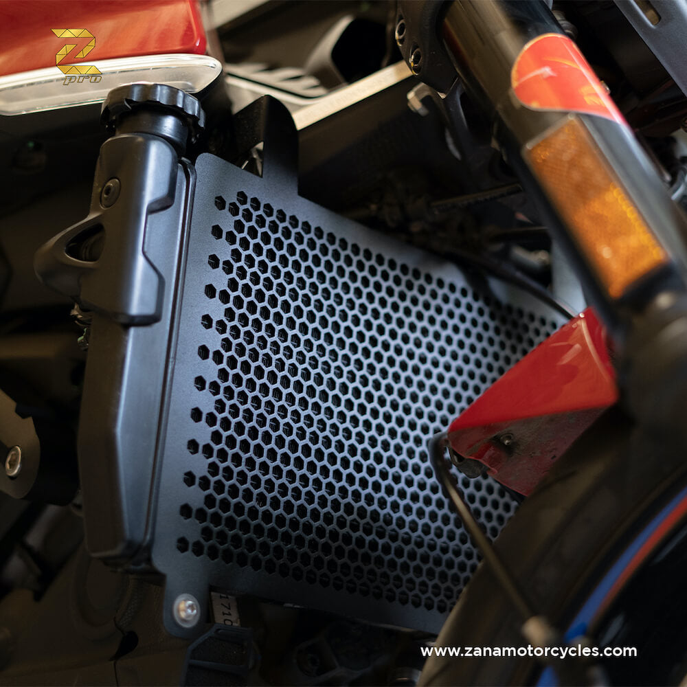 Ducati Monster 950 Protection - ZPro Honeycomb Radiator Grill - Zana