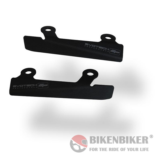 Triumph Street Triple 675/765 S / R / RS Footrest Blanking Plates (2017+) - Evotech Performance