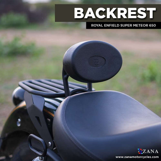 Backrest compatible w/ Luggage Rack for Super Meteor 650 2023+ - Zana