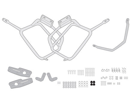 Specific Pannier Holder for Monokey Cases for Triumph Tiger Sport 660 - Givi