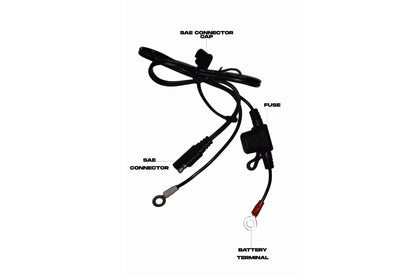 Battery (Ring Terminal) to SAE Connector (Fuse/No Fuse) - Cliff Top