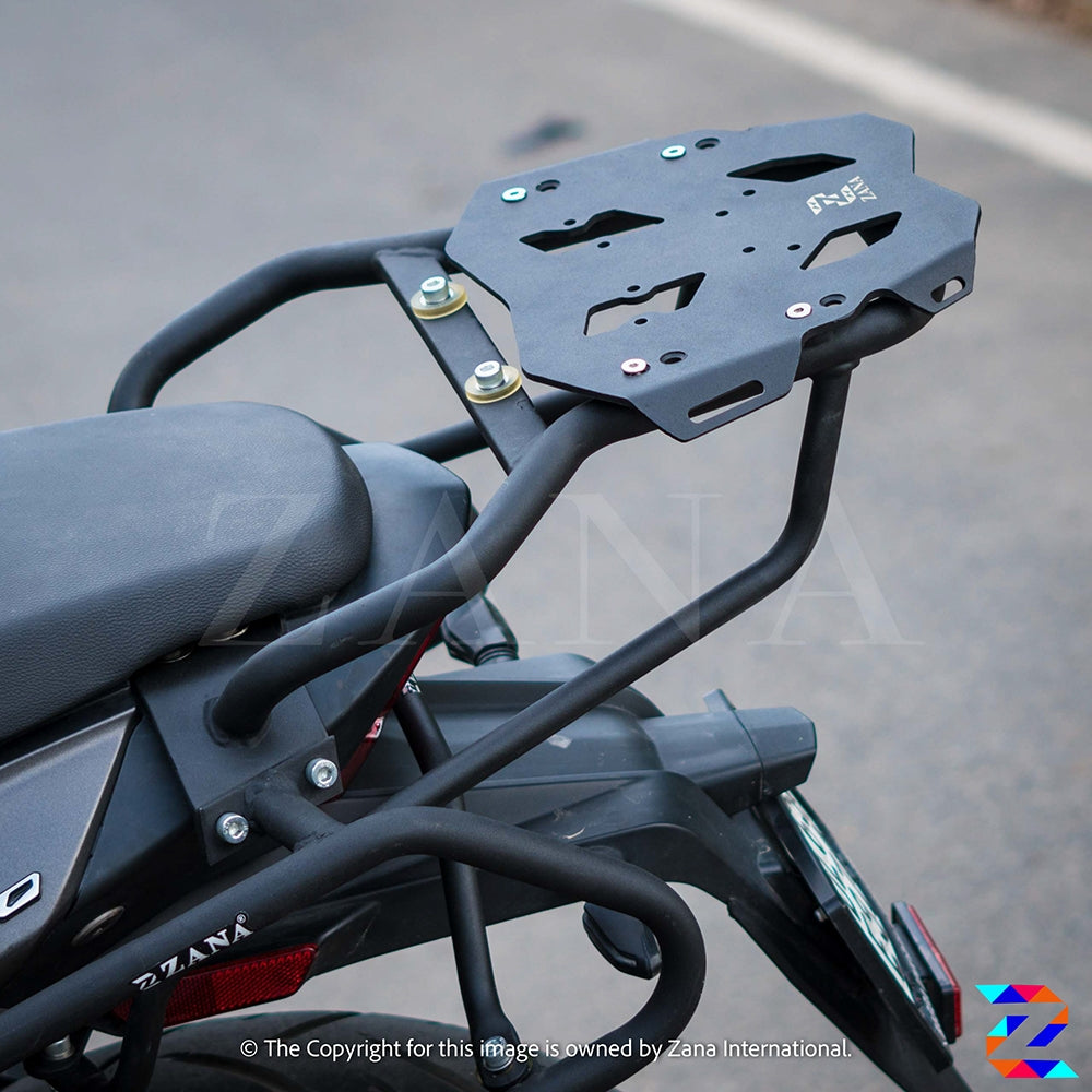 Bajaj Dominar 250/400 Top Rack with Plate Type-1 (compatible with Backrest) - Zana