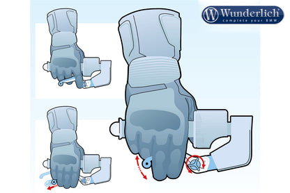 BMW K 1300 R Ergonomics - Brake Lever (VARIOLEVER) - Wunderlich