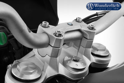 BMW F750 GS Ergonomics - Handlebar Risers - Wunderlich