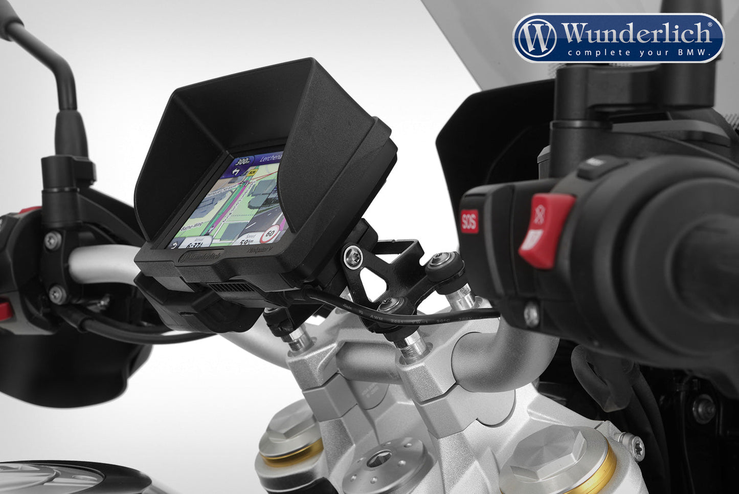 BMW F750 GS Ergonomics - Handlebar Risers - Wunderlich