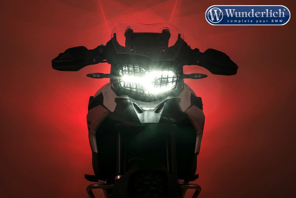 BMW F 850 GSA Protection - Foldable Headlight Grill - Wunderlich