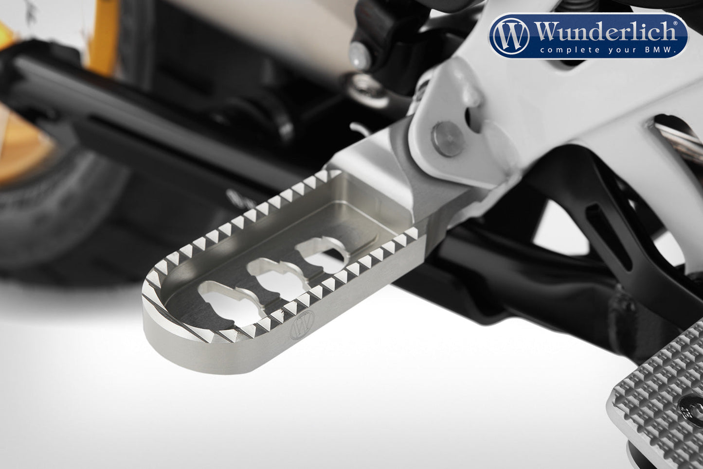 BMW GS Series Ergonomics - Lower Footrest - Wunderlich