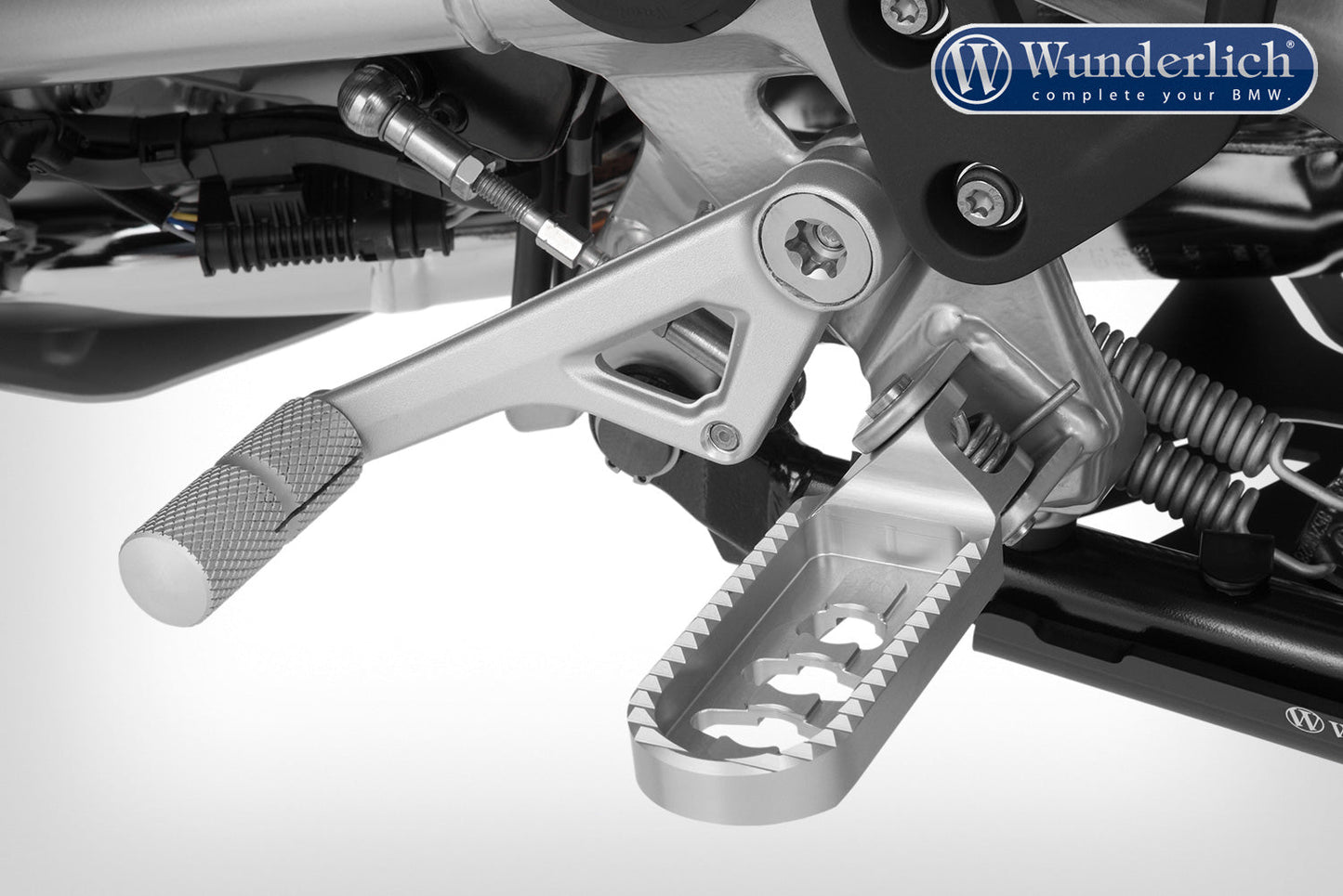 BMW GS Series Ergonomics - Lower Footrest - Wunderlich