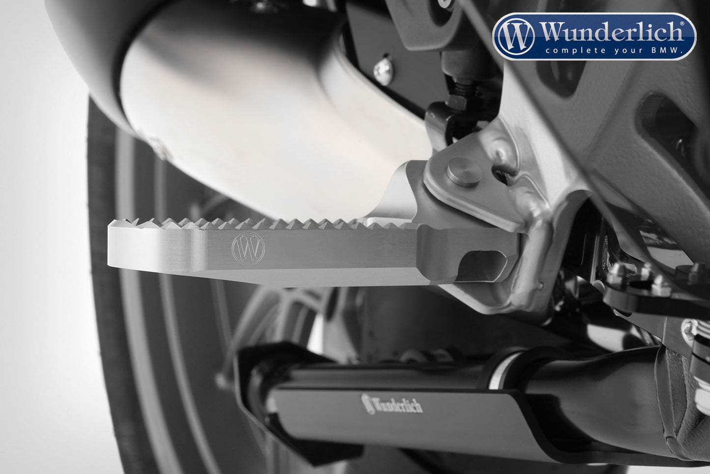 BMW GS Series Ergonomics - Lower Footrest - Wunderlich