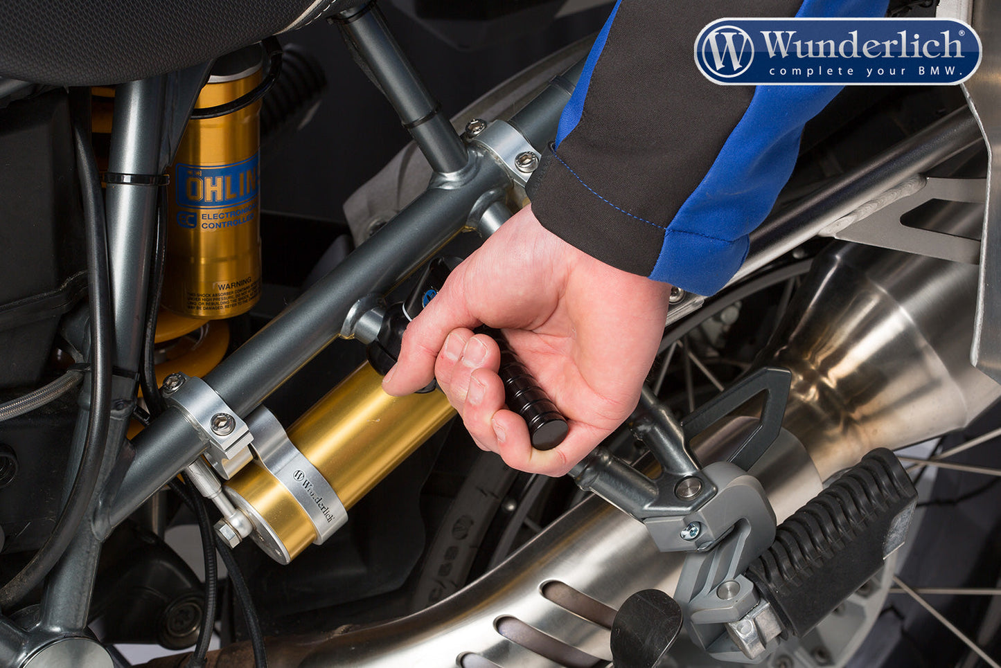 BMW R1200/1250GS Ergonomics - Lift Assist Handle - Wunderlich