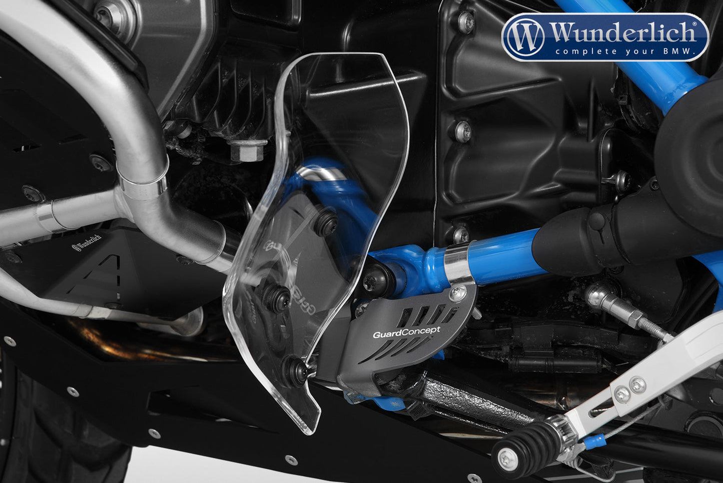 BMW R1200/1250 GS Ergonomics - Foot Splash Guard - Wunderlich