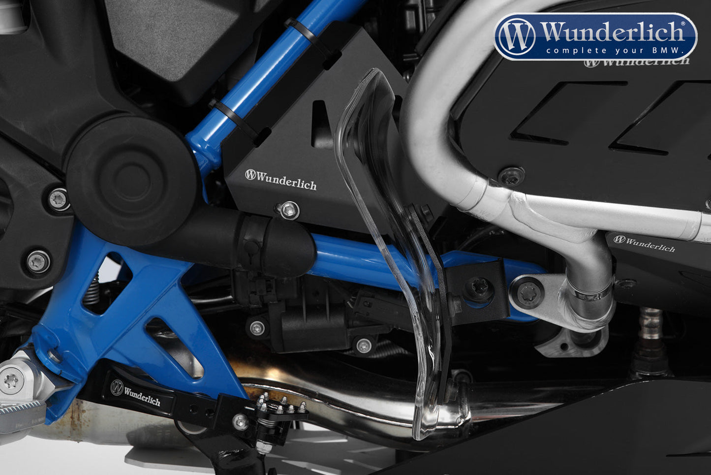 BMW R1200/1250 GS Ergonomics - Foot Splash Guard - Wunderlich