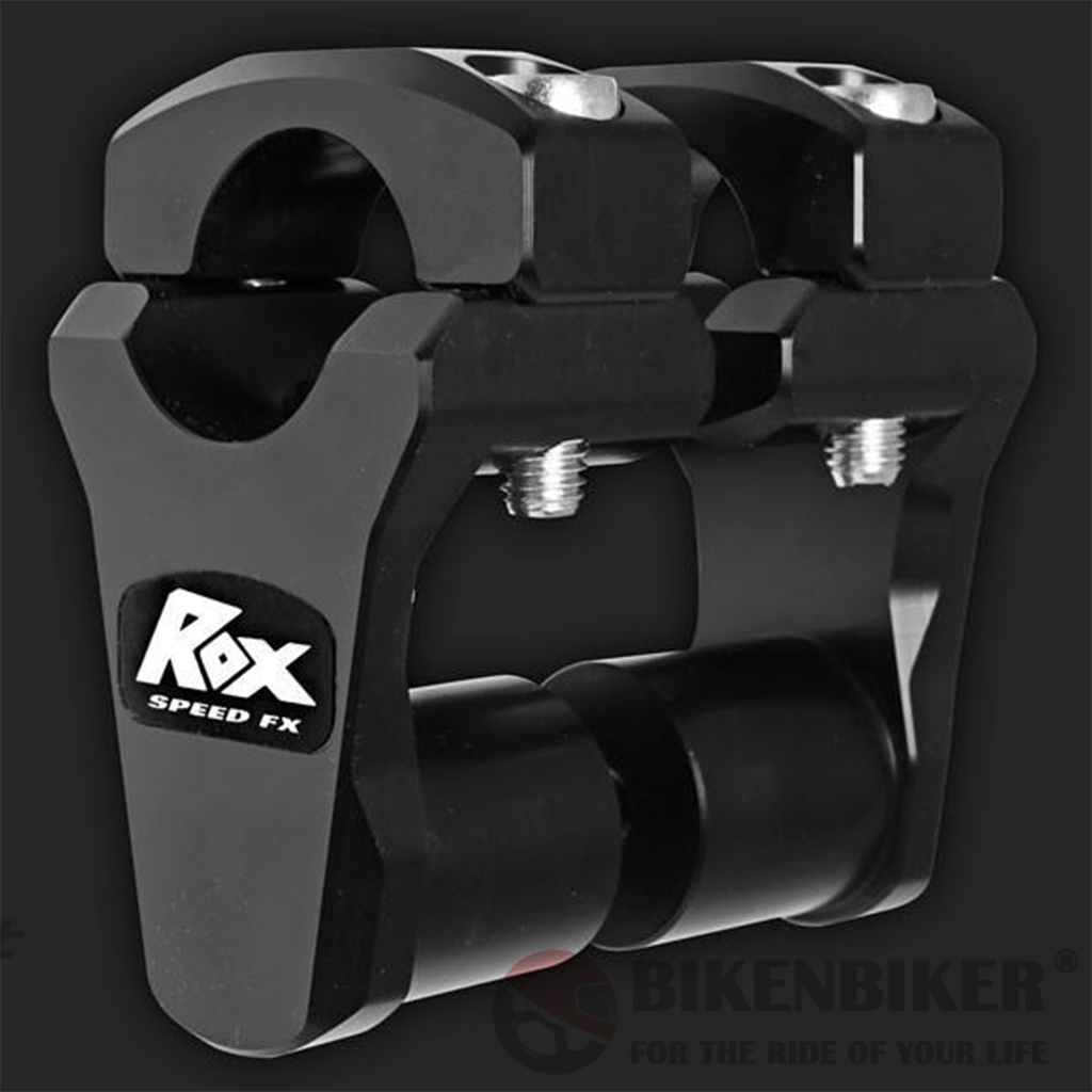 Pivoting Handlebar Risers - 51mm Rise, 28.5mm Handlebar - RoxSpeedFX