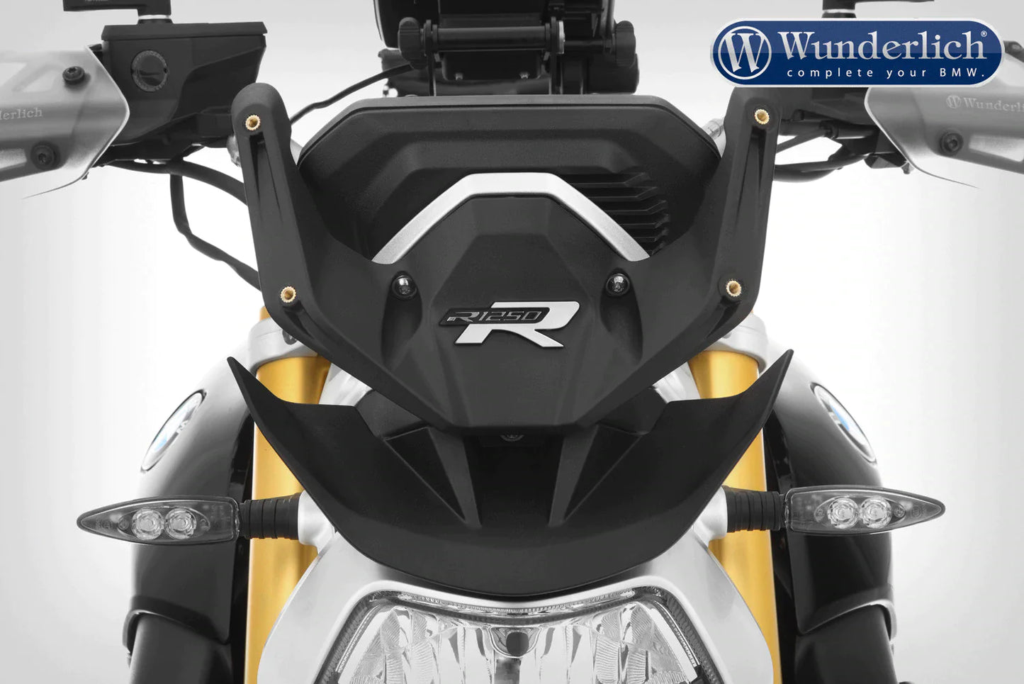 BMW R1250R Ergonomics - "Marathon" Windscreen Mounting Kit - Wunderlich