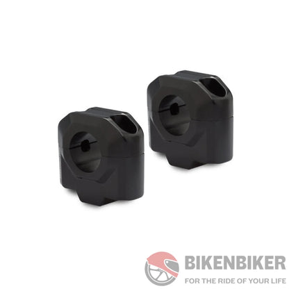 30Mm Risers For 28Mm Handlebars - Sw-Motech Black Handlebar