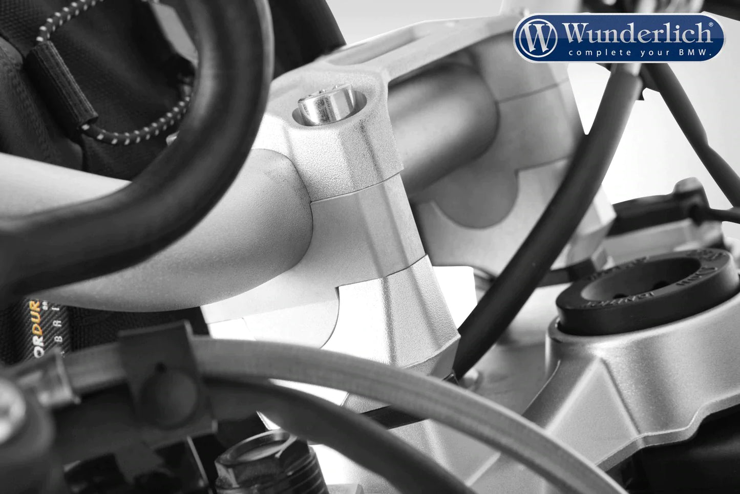 BMW S1000R Ergonomics - Handlebar Risers (20mm) - Wunderlich