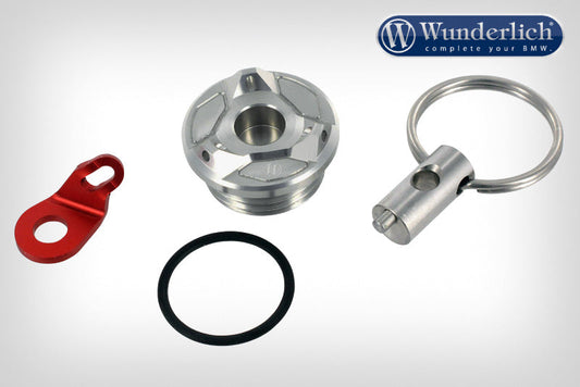 BMW G / S Series Protection - Oil Filler Plug (with key) - Wunderlich