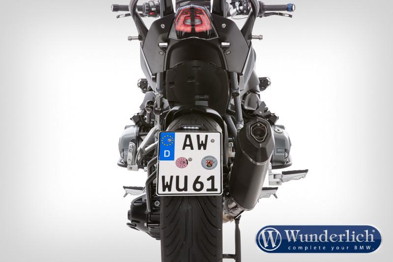 BMW R1200GS Ergonomics - License Plate Holder - Wunderlich