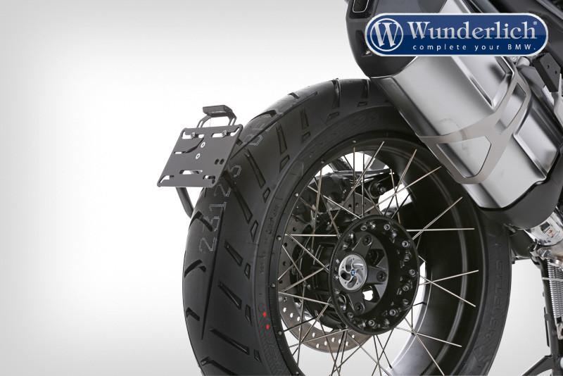 BMW R1200GS Ergonomics - License Plate Holder - Wunderlich