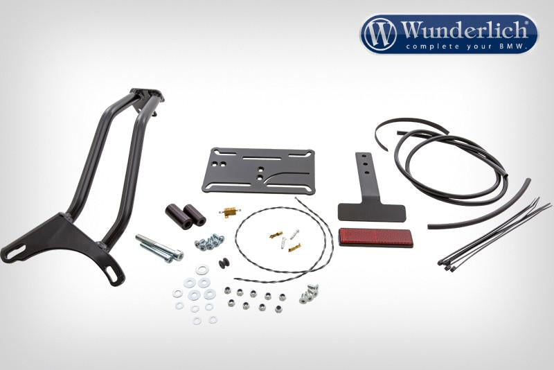 BMW R1200GS Ergonomics - License Plate Holder - Wunderlich