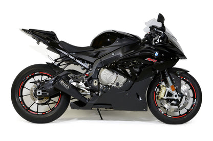 Alien Head 2 Full System Black 14'' Muffler S1000RR (15-19) and S1000R (17-20) - Brock's Performance
