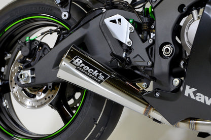 Alien Head 2 Full System 14" Muffler ZX-10R (16-20) - Brock's Performance
