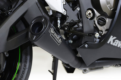 Alien Head 2 Full System Black 14" Muffler ZX-10R (16-20) - Brock's Performance