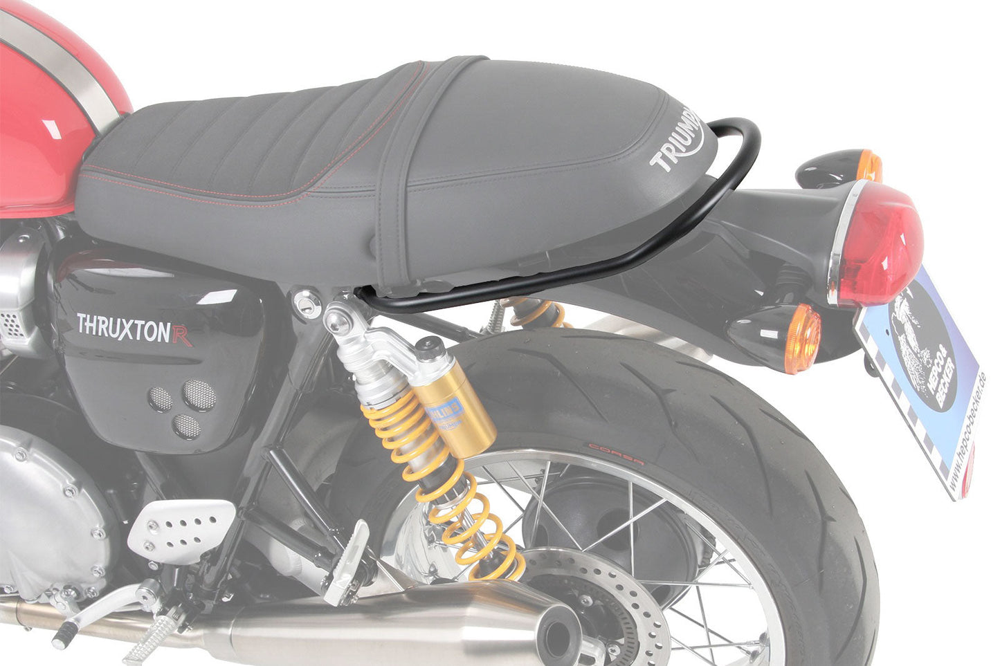 Triumph Thruxton 1200 Ergonomics - Pillion Grab Railing - Hepco & Becker