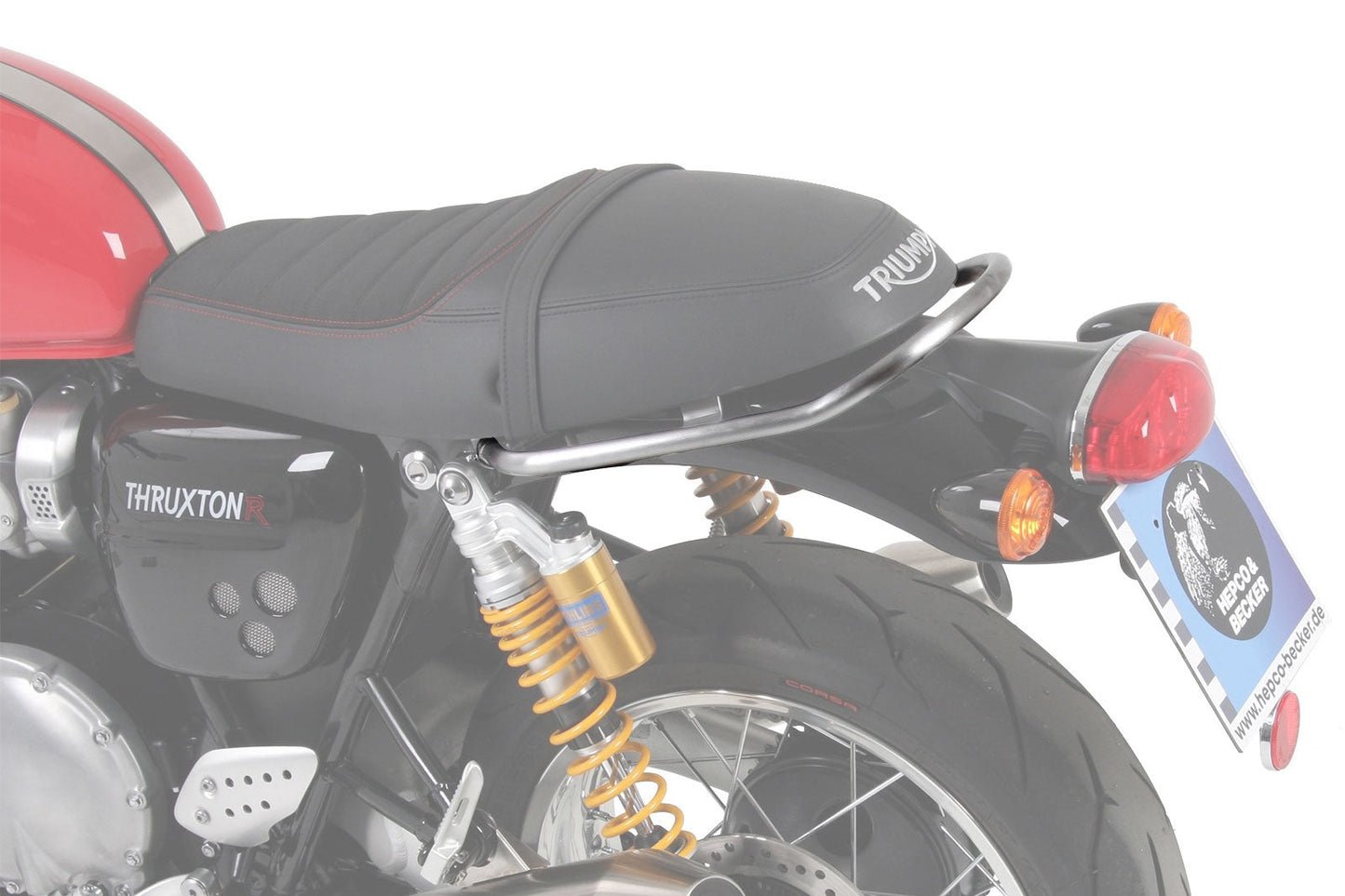 Triumph Thruxton 1200 Ergonomics - Pillion Grab Railing - Hepco & Becker