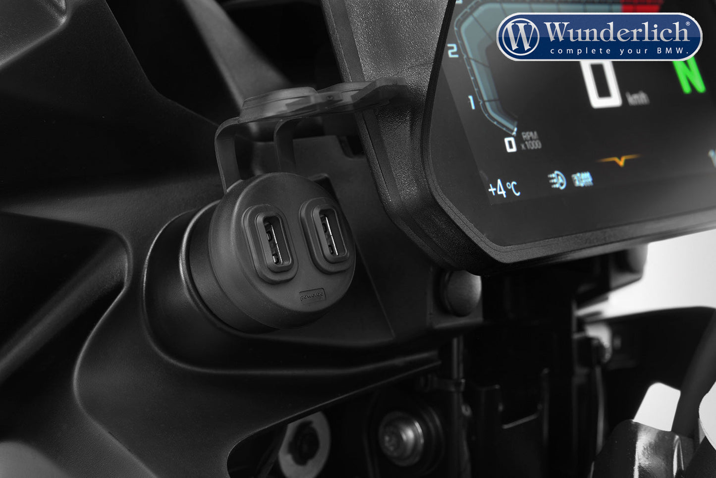 BMW Motorrad Accessories - USB Dual Socket - Wunderlich