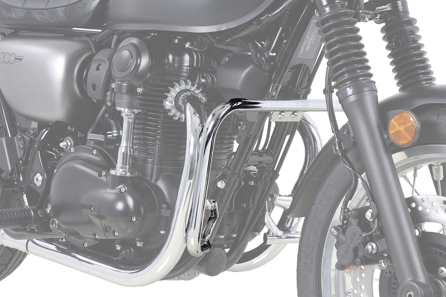 Kawasaki W800 Street/Cafe Protection - Tank Guard - Hepco & Becker