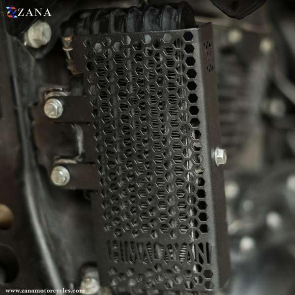 Radiator Guard HoneyComb Black (Half) Himalayan BS 3/4/6 -ZI - 8205