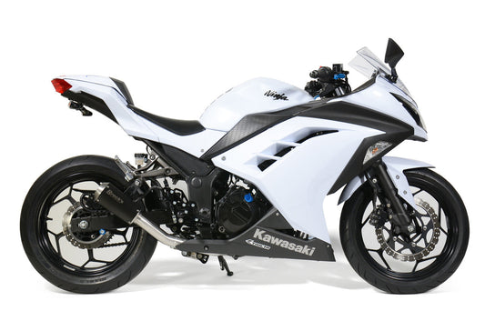 VZ9 Veloce Full System with Electro-Black Muffler Ninja 300 (13-17) - Brock's Performance