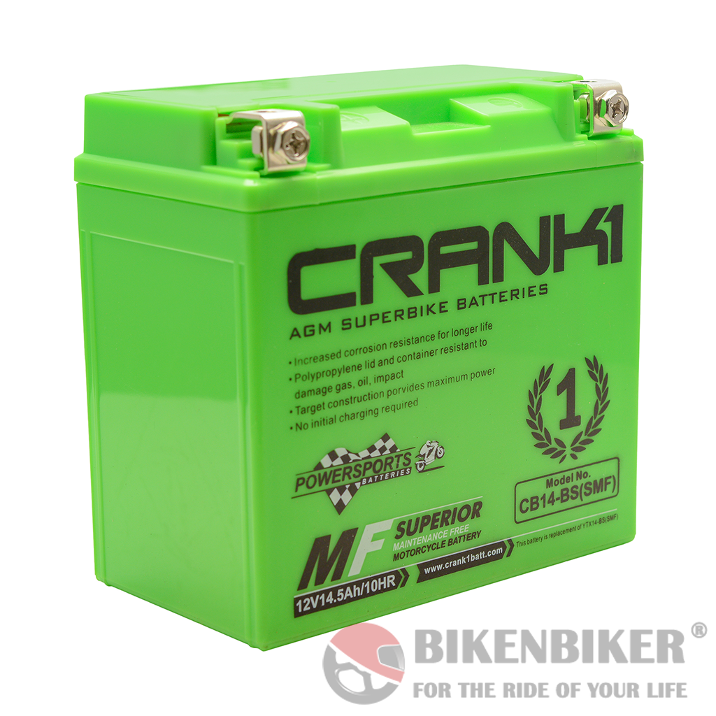 Crank1 CB14L-BS (SMF) Battery