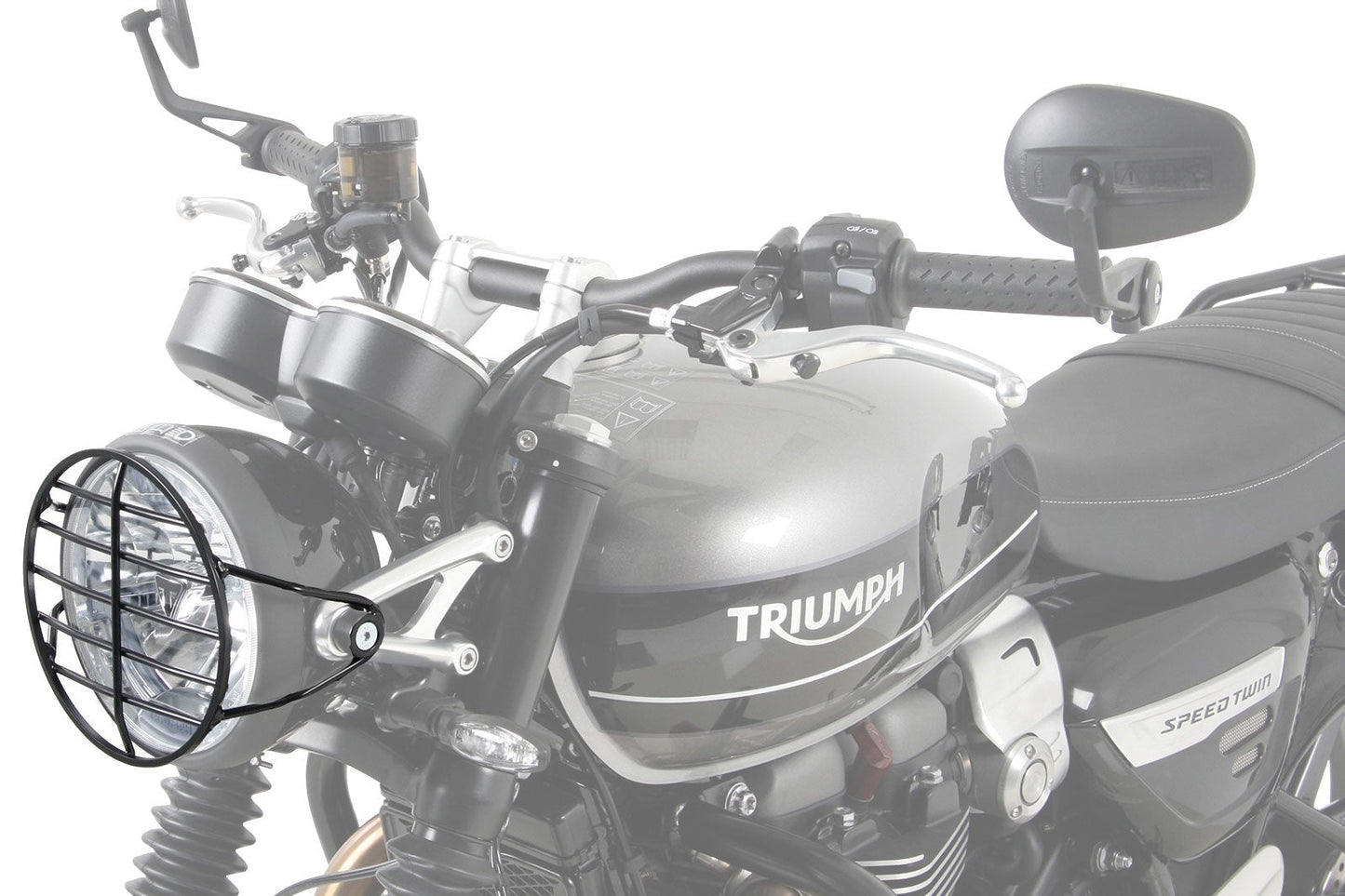 Triumph Scrambler 1200 Protection - Headlight Grill - Hepco & Becker