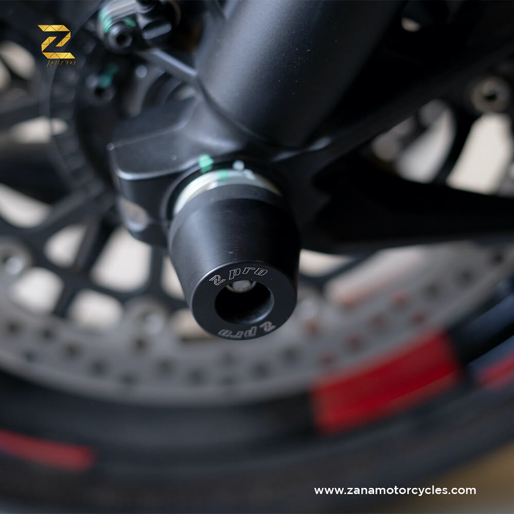 Ducati Monster 950 Protection - ZPro Front Fork Sliders - Zana