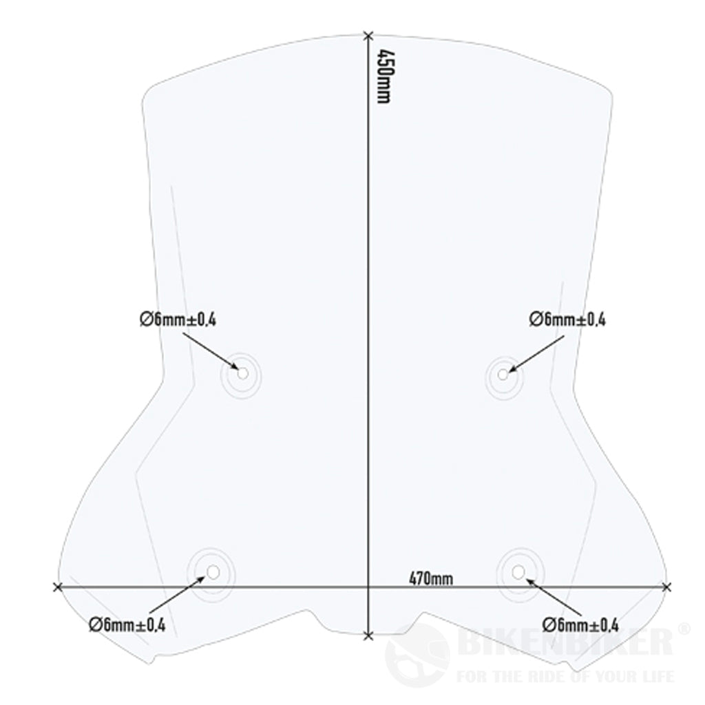 Transparent Windscreen for KTM 390 Adventure 7710DT - Givi