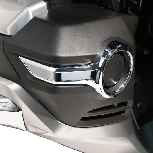 Chrome Fog Light Trims - Honda Goldwing - Ciro Goldstrike