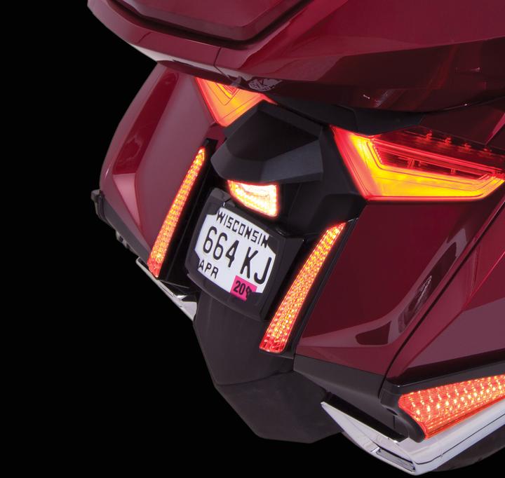 License Plate Frame - Honda Goldwing - Ciro Goldstrike