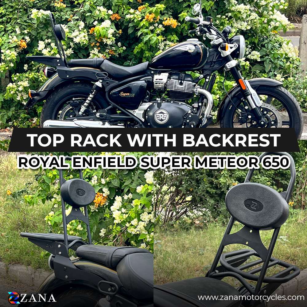 Top Rack T-2 w/ Backrest for Super Meteor 650 2023+ - Zana